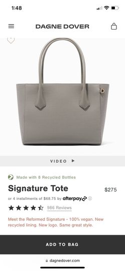 Dagne Dover Computer Tote Bag New $100