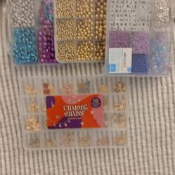 Beads and Charms Everything Is  New Unopened 
