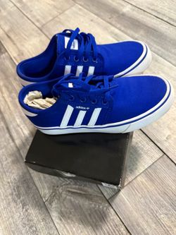 Adidas Low-Top Sneakers Blue and White