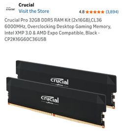 Crucial Ram For Gaming 32gb