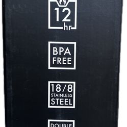 64 oz Insulated Stainless Steel Water Bottle – New (Black)