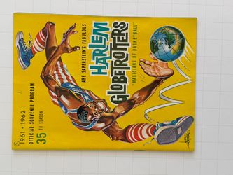 1961-62 Harlem Globetrotters Basketball Program