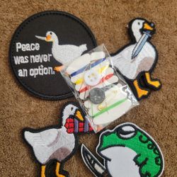 Ducks And Frog Patches..passive Agressive Funny