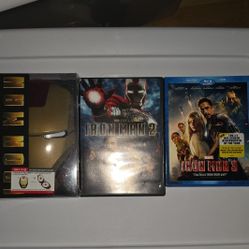 Marvel Ironman  dvd and blu ray bundle. 