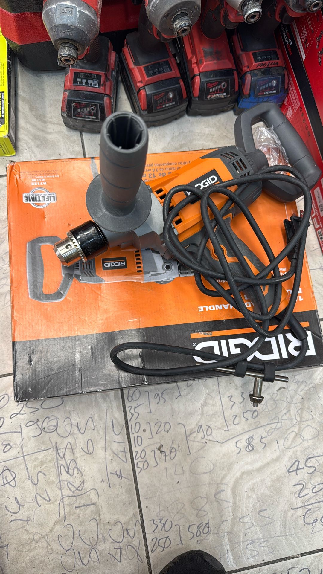 Ridgid Electric Mud Mixer R7122