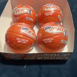 Nerf Surprise Ball Mini Game Pack w/ Gummy Candy Brand New Box Of 4 With Display
