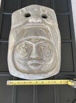 Mexican Stone Mask Wall Art