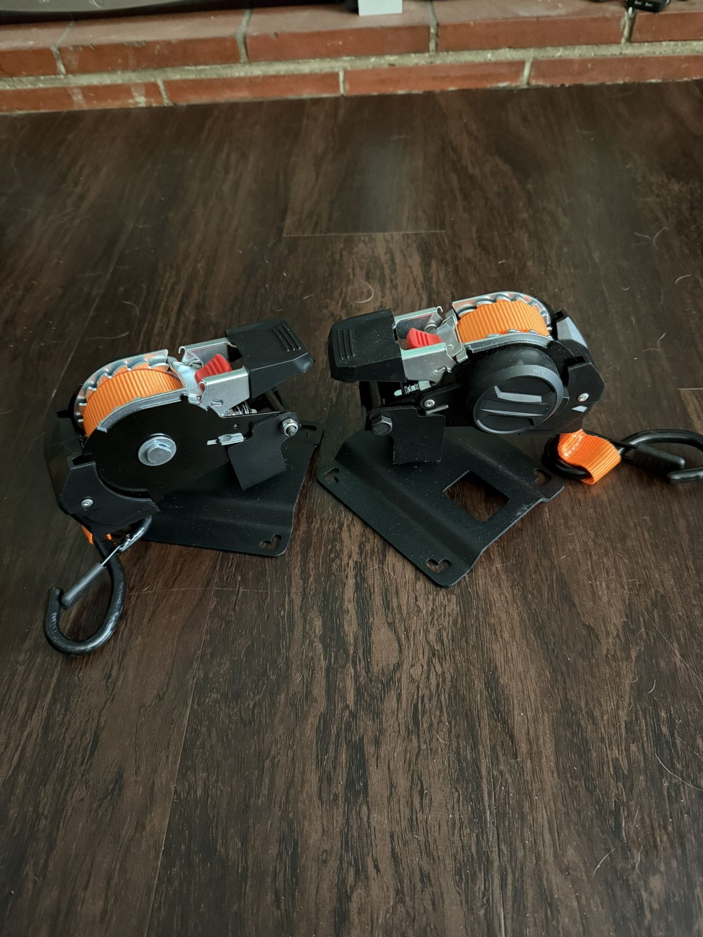 Heavy-Duty Retractable Tie-Down Anchors (Pair)