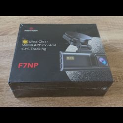 REDTIGER F7NP 4K Dual Channel Dash Cam – Front & Rear, WiFi, GPS