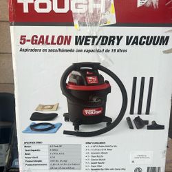 Hyper Tough 5 Gallon Wet /dry Vacumm 
