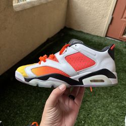 Jordan Retro 6 Low Orange And Yellow