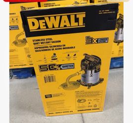 DeWalt 8-Gallon 4 HP Stealthsonic Quiet Stainless Steel Wet Dry Vacuum