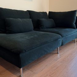 IKEA Sofa with Metal Legs