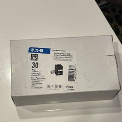 Eaton 30 Amp 2 Pole Ground Fault Breaker