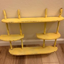Vintage distressed shelf