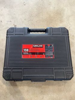 Kirkland Signature 159-Piece SAE/Metric Mechanics Tool Set w/ Case – Incomplete