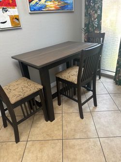 Counter Height Table and Chairs