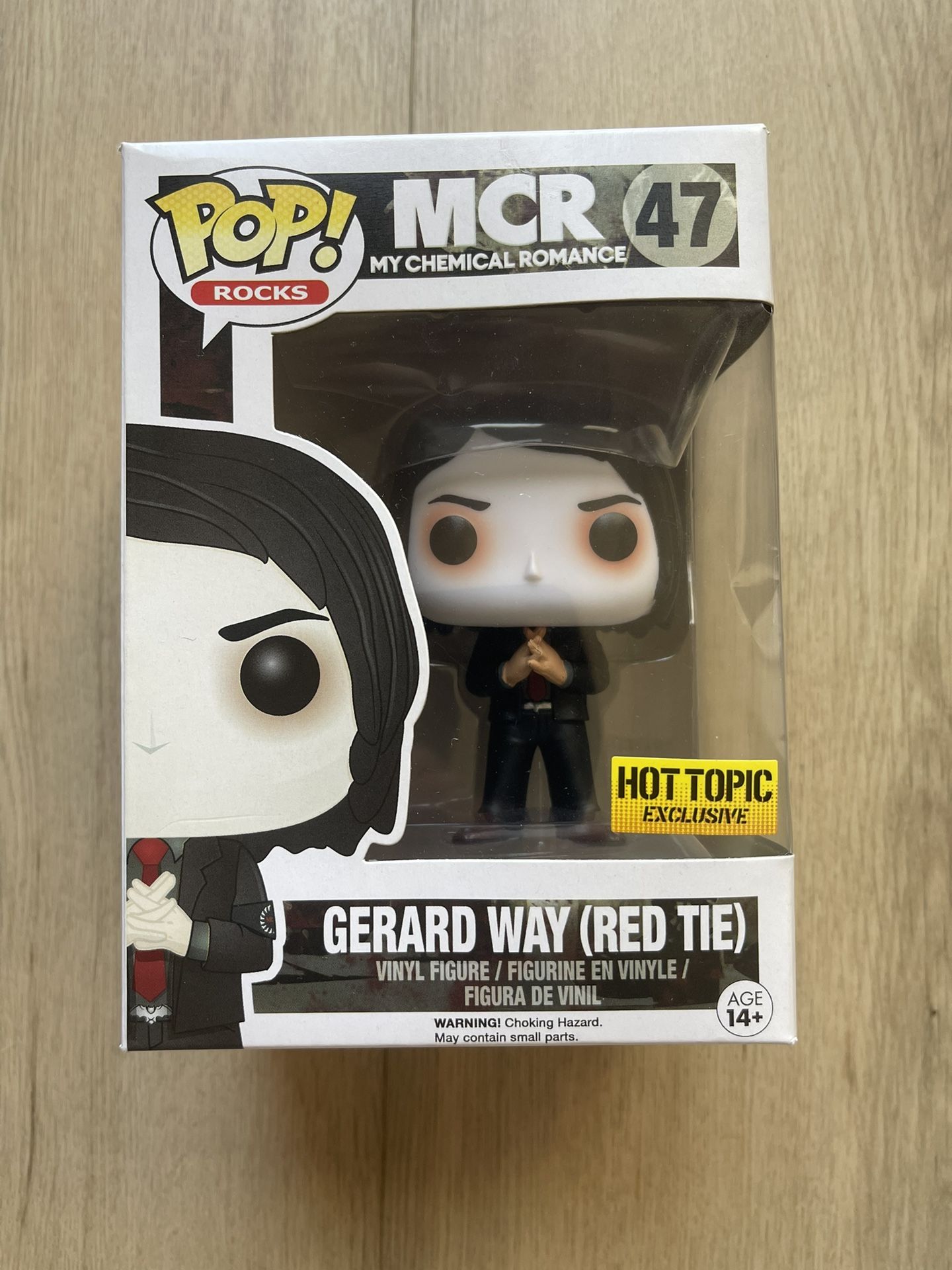 Funko Pop! Rocks MCR Gerard Way (red Tie) My Chemical Romance