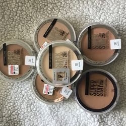 New Maybelline Superstay 24 hr powder foundations