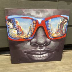 Modern Black Art African American Canvas 