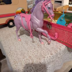 Barbie Horse With Saddle