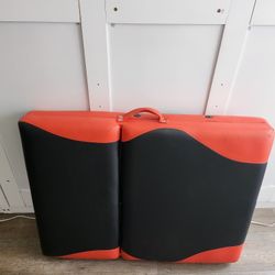 Black & Red Portable Massage Table