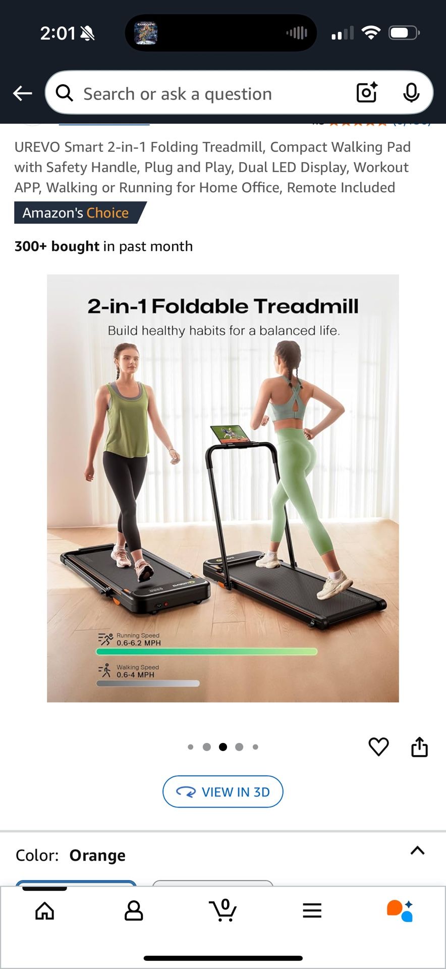 UREVO Under Desk Treadmill