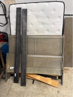 Sofree full mattress and slay frame