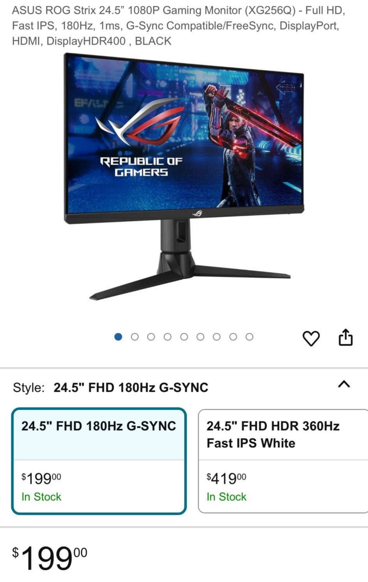 Monitor ROG STRIX 