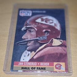 1991 NFL Pro Set #31 - Jan Stenerud Kansas City Chiefs Hall Of Fame Kicker