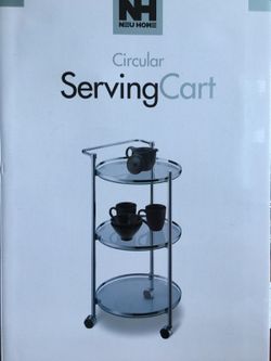 Brand-new serving cart still in box