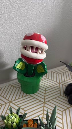 LEGO súper Mario piranha plant