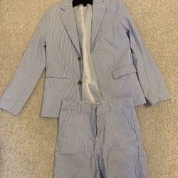 Janie And Jack Boy Suit Size 10. Fits Small