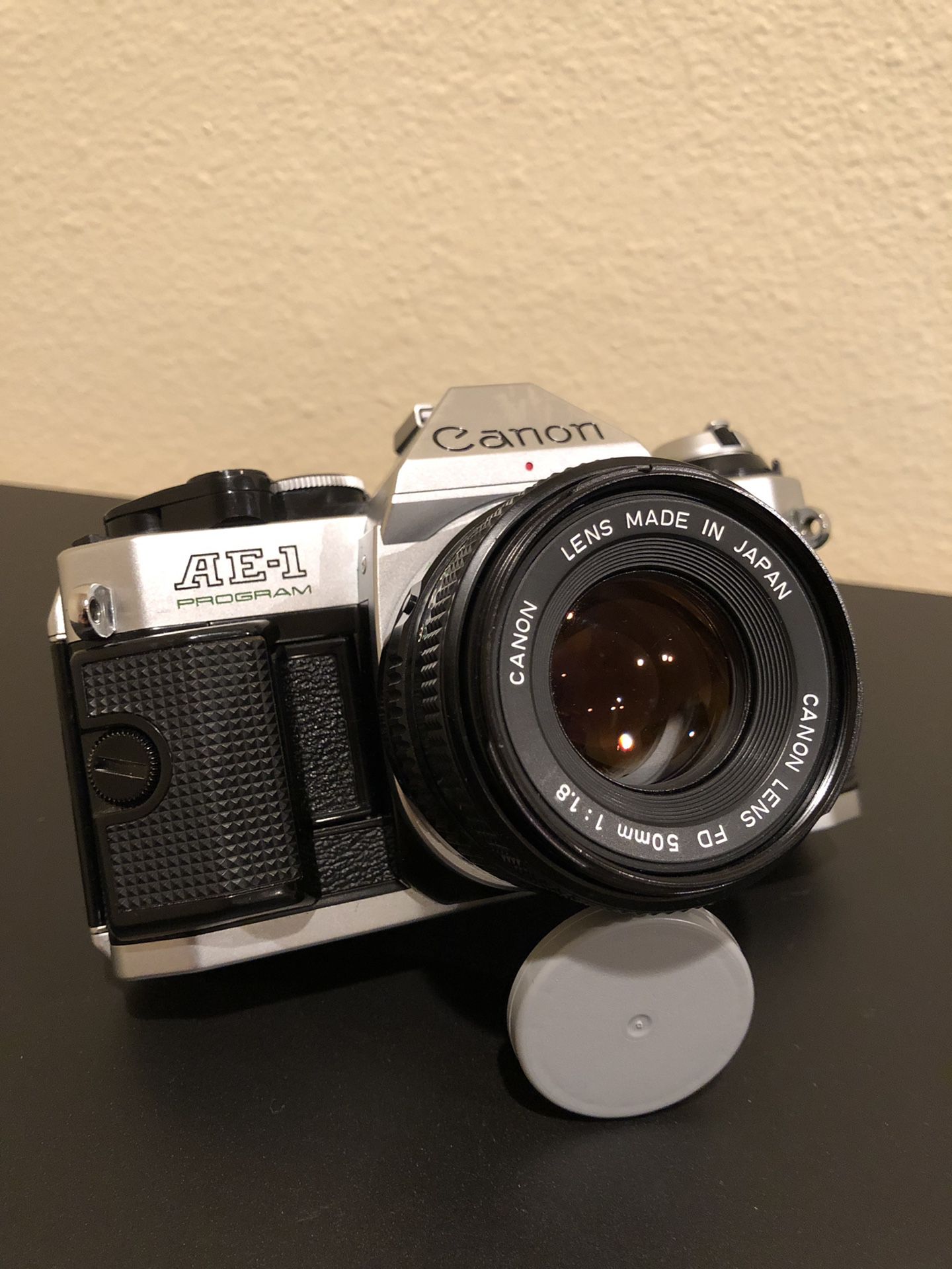 Canon AE-1 Program 35mm SLR Vintage Analog Film Camera