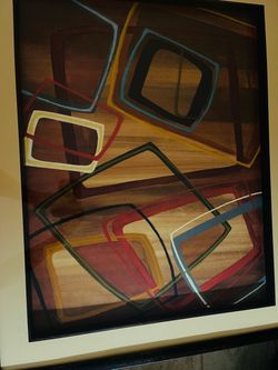 "Twenty Tuesday I" By Jeni Lee Framed Print Abstract Wall Art 28 in. x 34 in.