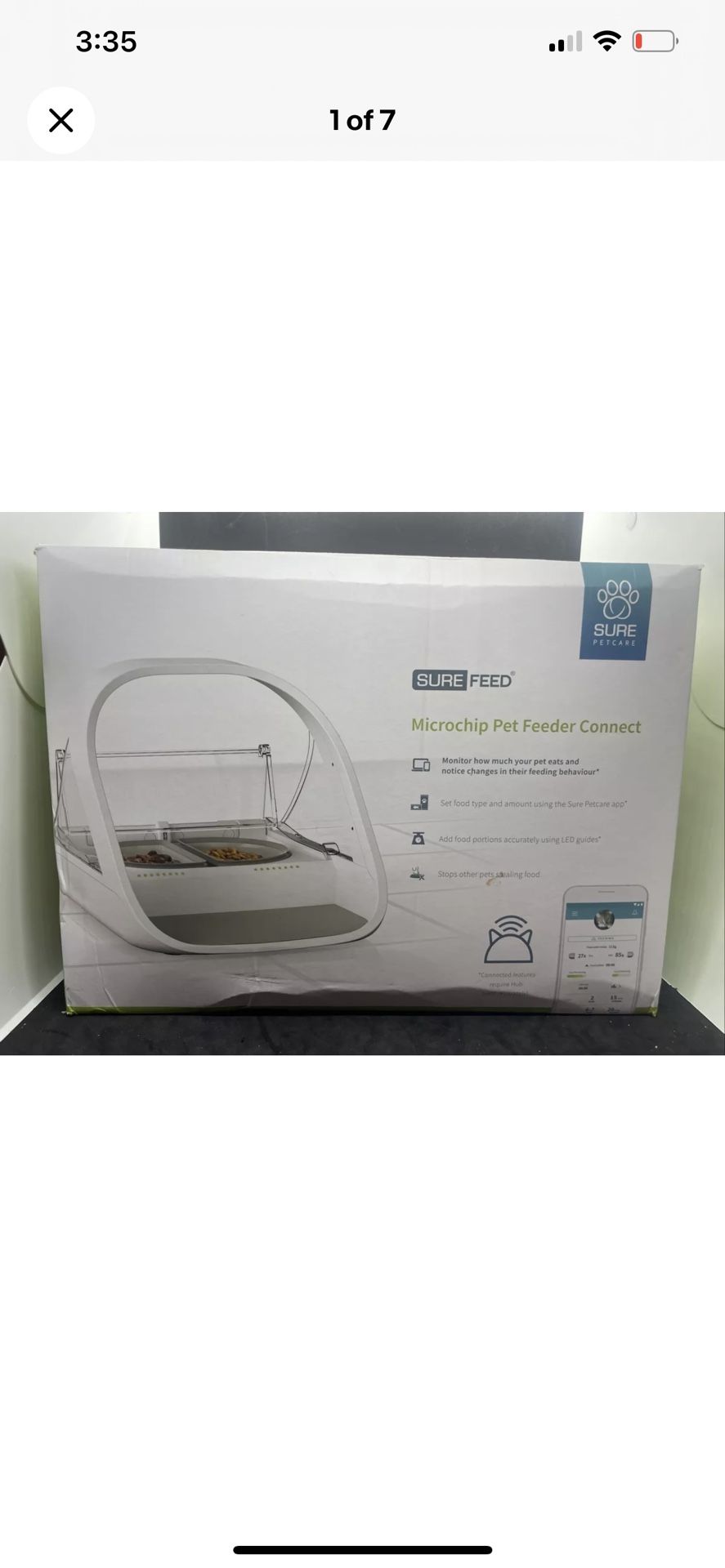 New Sure Petcare Pet Feeder Connect Sure Feed impfwt