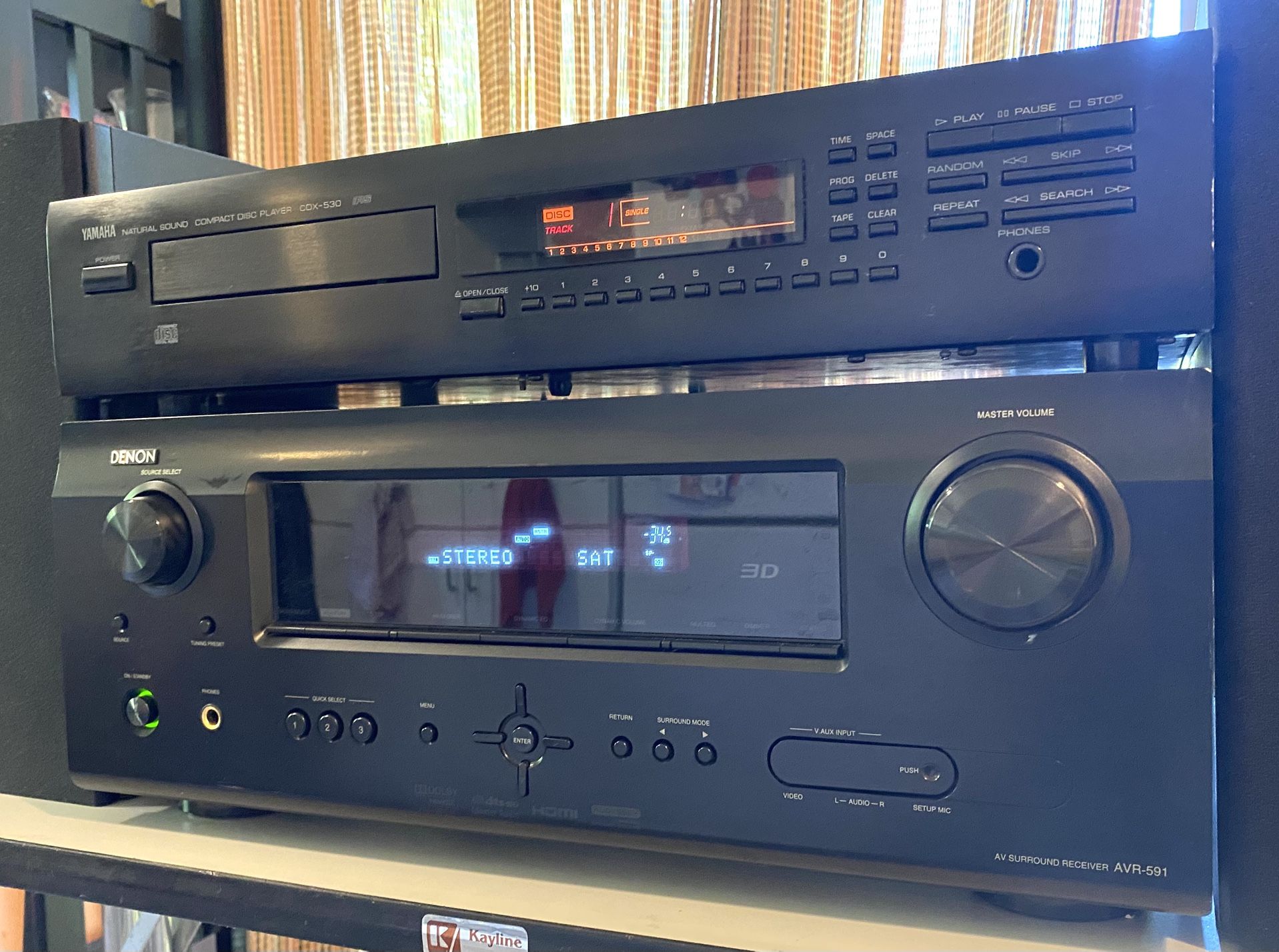 DENON AVR-591 STEREO/5.1 DOLBY~SURROUND RECEIVER