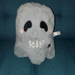 *NWOT* Adorable Spooky Tombstone Ghost Halloween Plush *Rare Find*