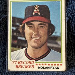 1978 Nolan Ryan, Topps #6, Record Breaker 