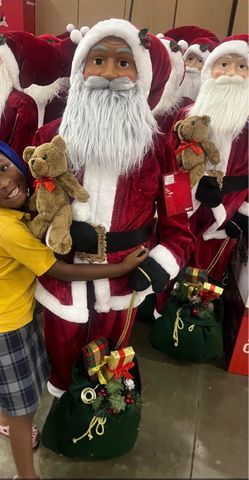 Life-Size Santa Claus Christmas Decoration Figure