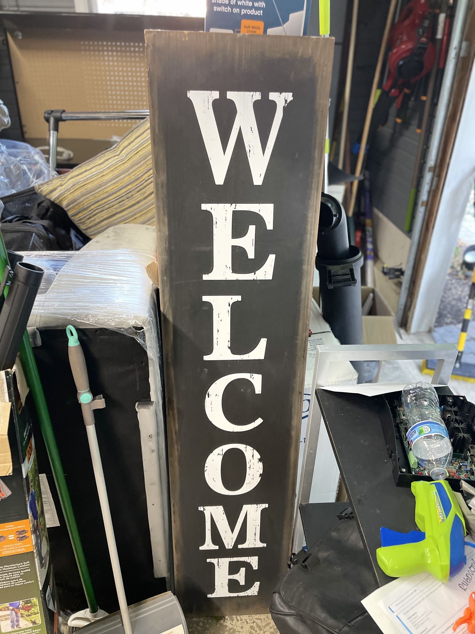 Welcome sign