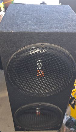JBL 1000 12 inch dual speaker and box
