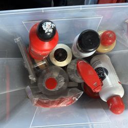 Random box of car care/polishing supplies
