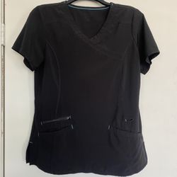 Black Scrub Top