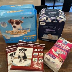 Dog/Cat, Male Diaper And Pee Pads