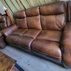 Electric Leather Recliner & Sofa