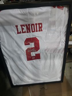 49ers Autographed Jersey Lenoir