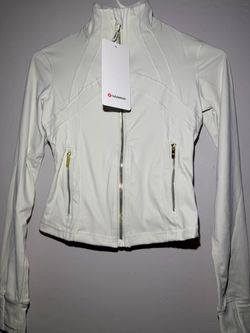 Lululemon White Zip-Up define Jacket