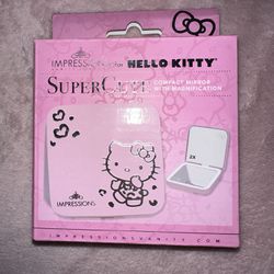 Hello Kitty Compact Mirror With Magnification 