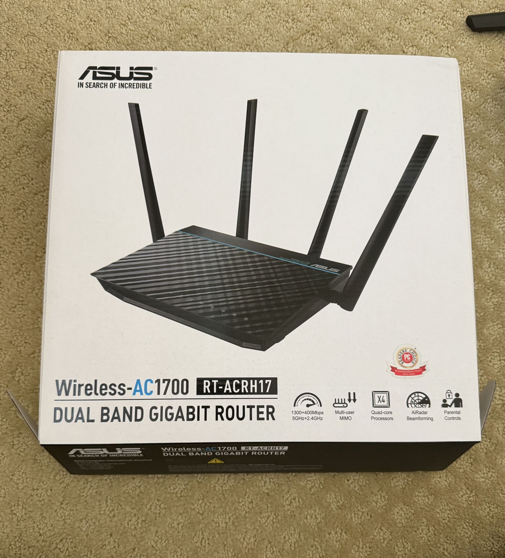 ASUS AC1700 WiFi Gaming Router